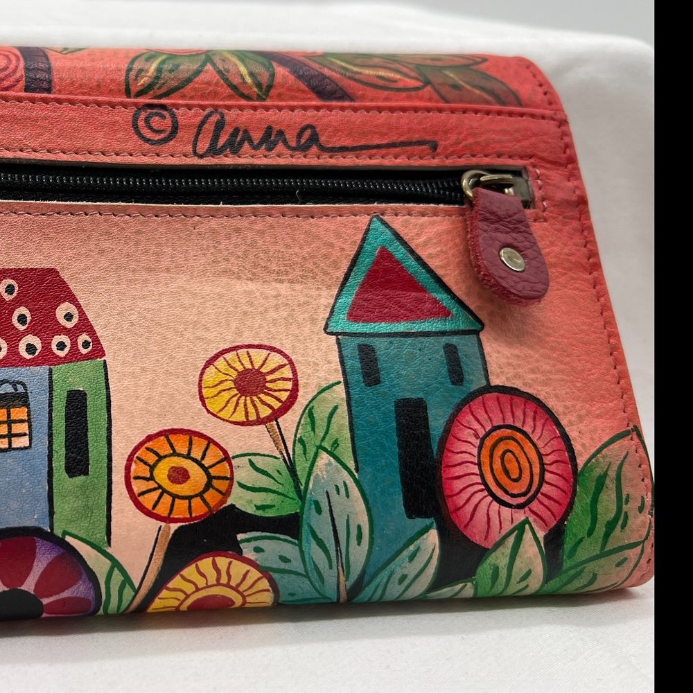 Anna by Anuschka Village Of Dreams Three Fold Organizer Wallet - 1860